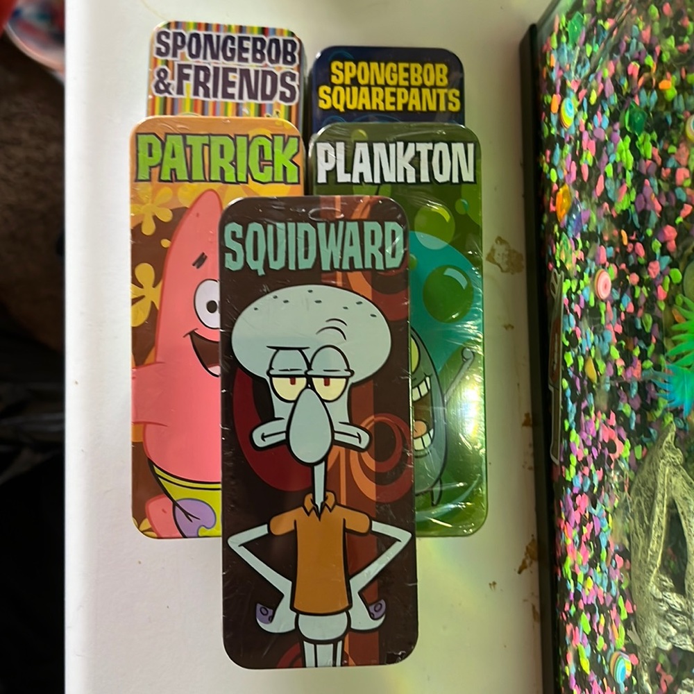 Complete set of 5 SpongeBob SquarePants watches